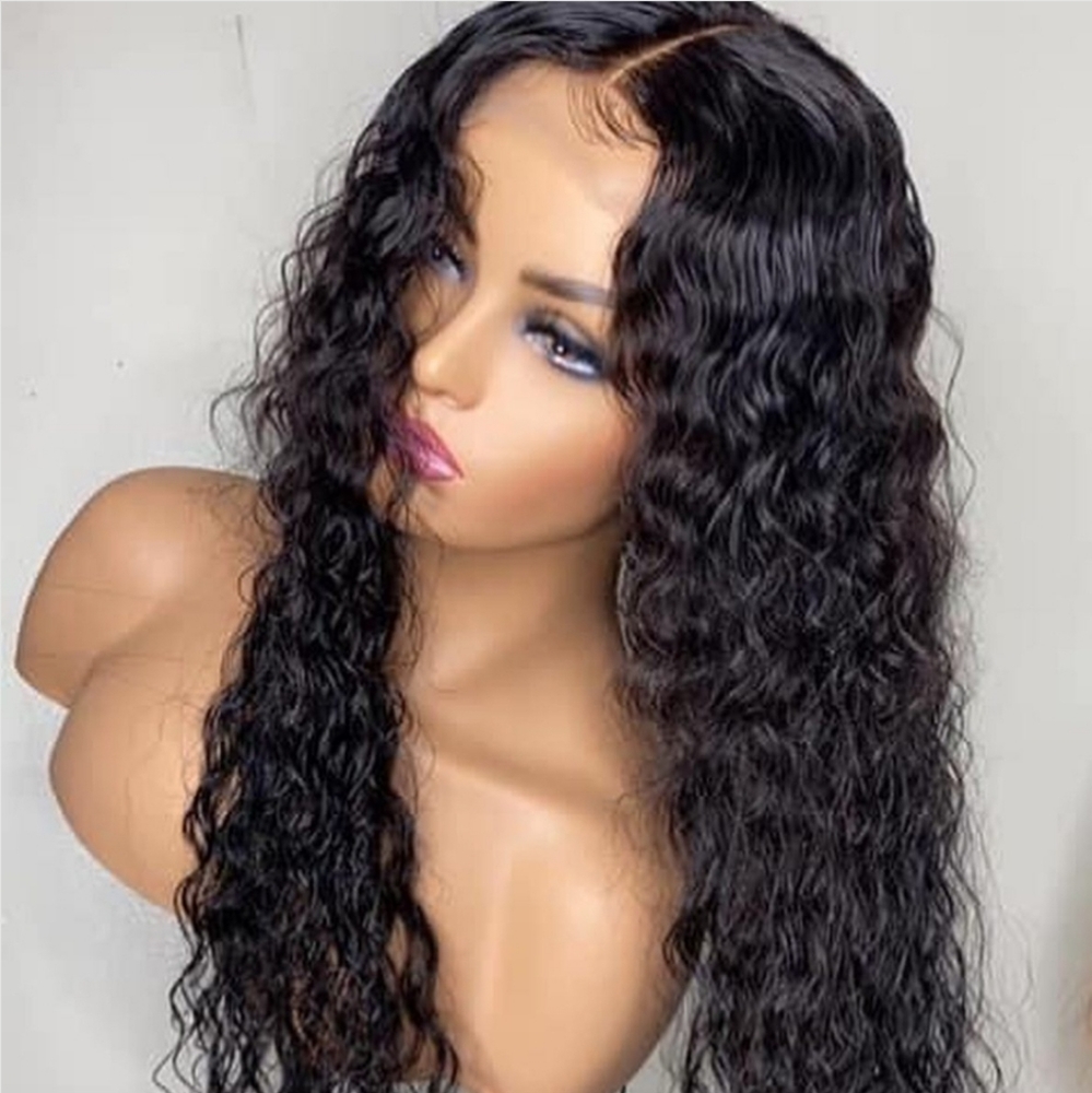 Water wave closure wig